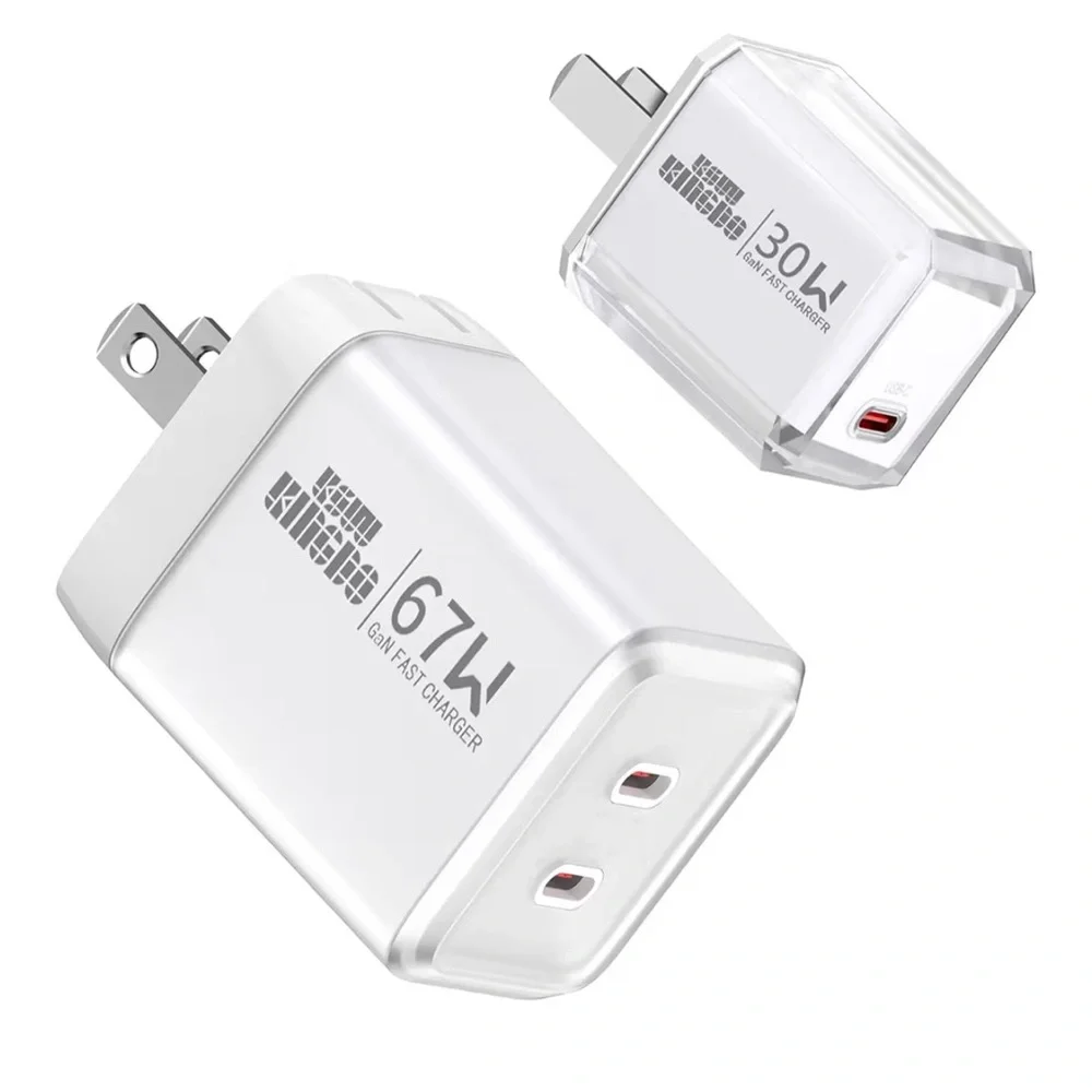 USB C Charger Block,GaN PD 3.0 67W 30W Fast Charging Wall Plug